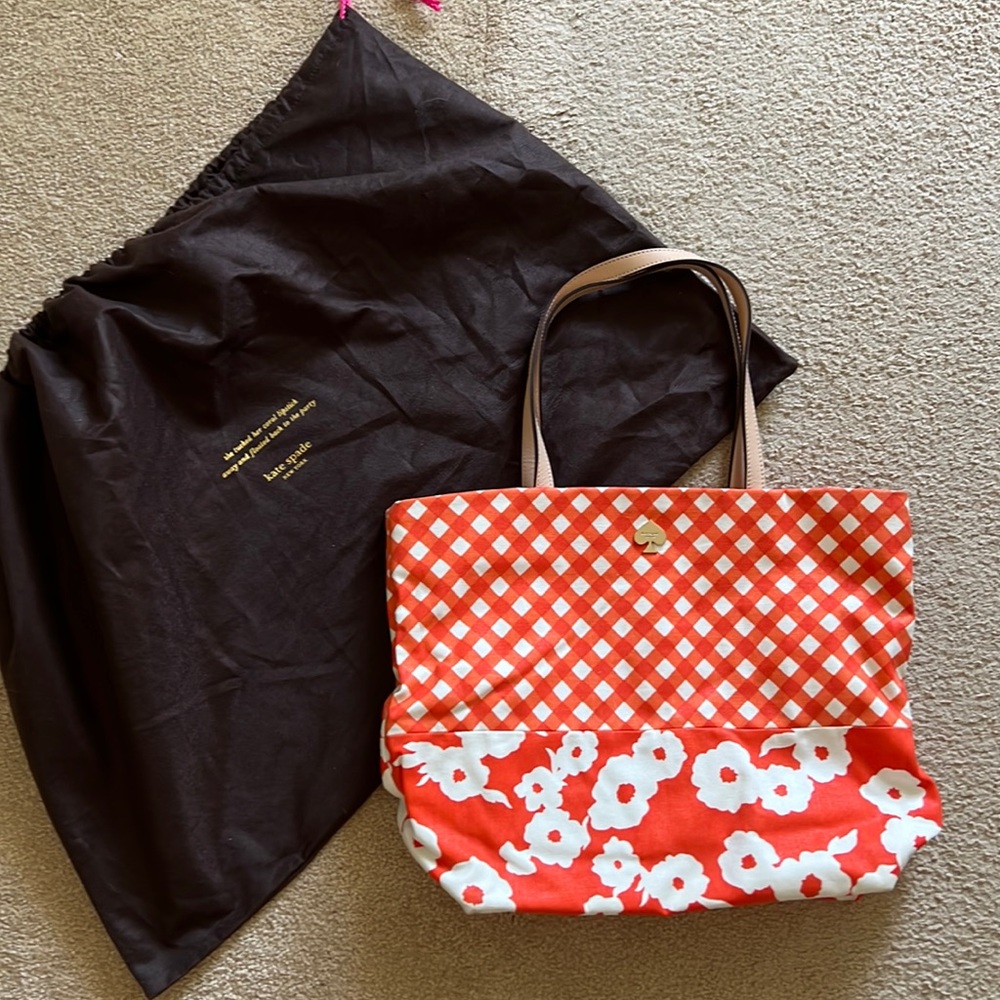 Kate spade canvas tote